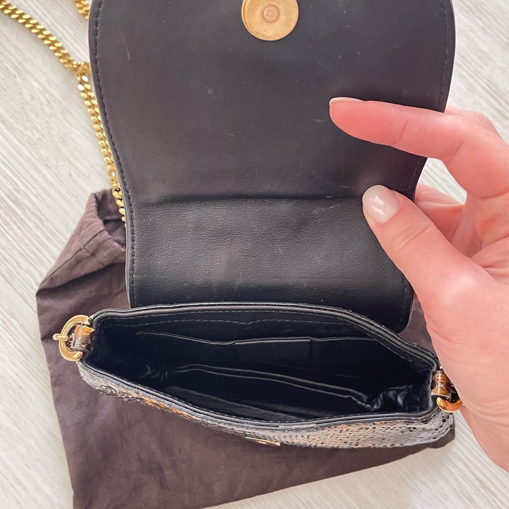 Gucci Ophidia Python Mini Shoulder Bad With Gold … - image 3